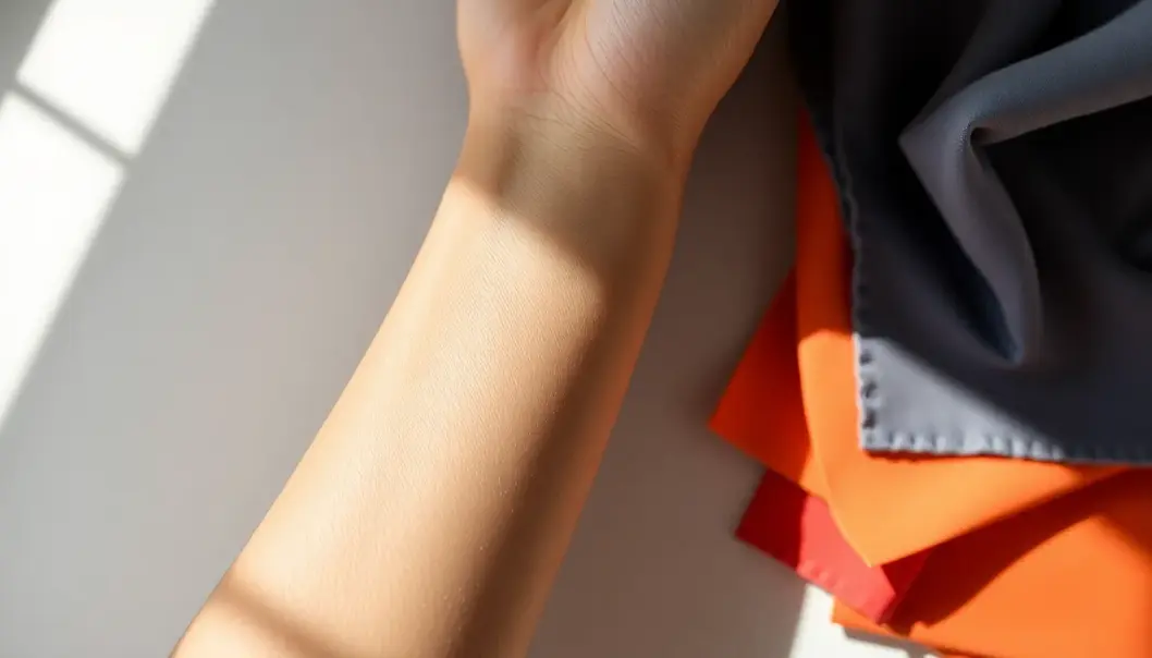 Understanding skin undertones through observing vein colors.