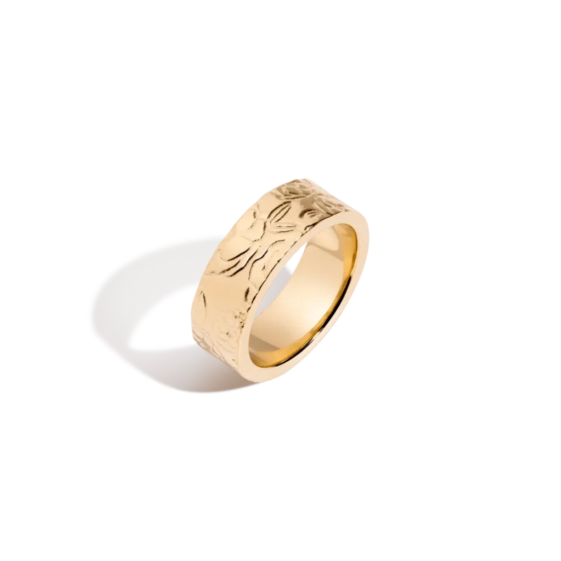 Elegant Rose Blossom Ring - Romantic Floral Jewelry for Women