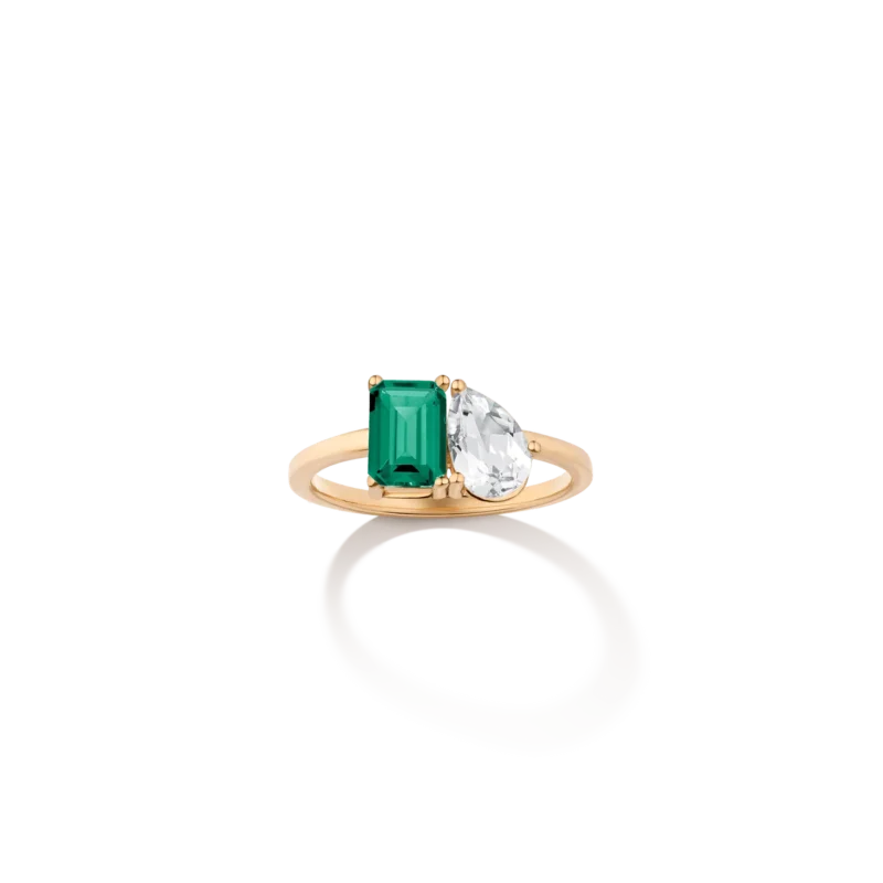 Classic Toi et Moi Dual Gemstone Ring - Modern Statement Jewelry