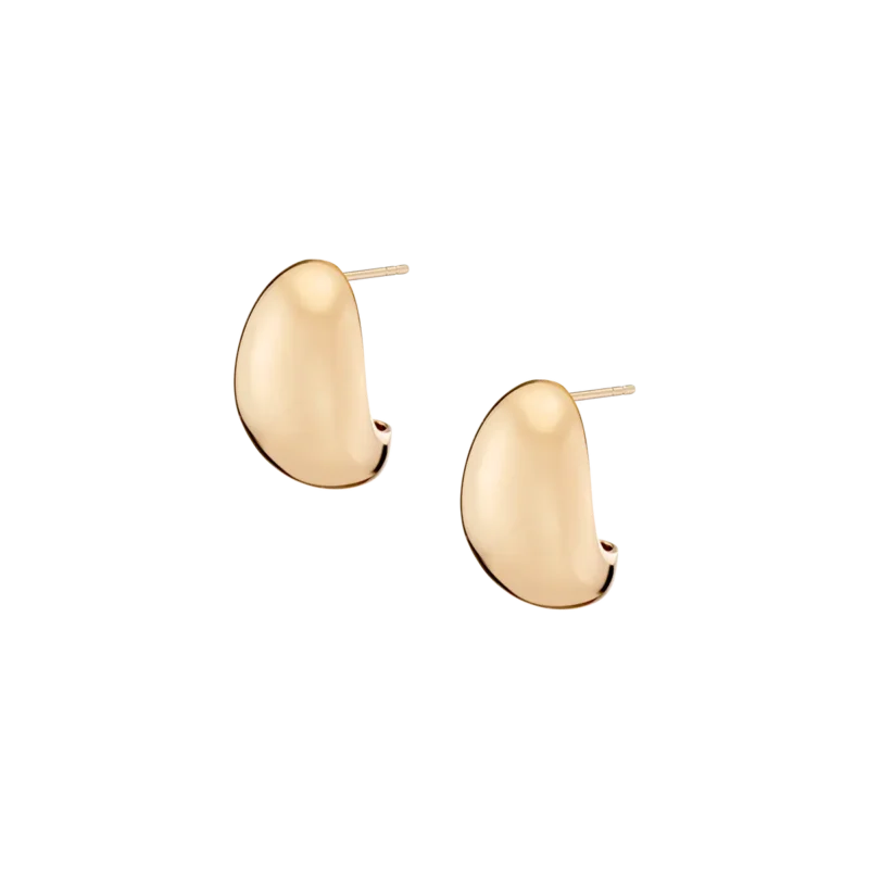 Modern Dome Earrings - Chic Polished Jewelry for Women