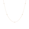 Lab Grown Diamond Station Necklace - Elegant Minimalist Jewelry