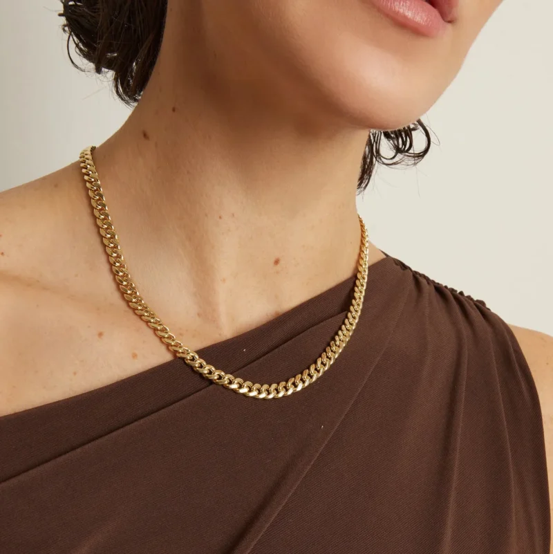 Large Cuban Chain Necklace - Modern Bold Jewelry for Daily Wear - Image 4