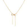 Herringbone Bow Choker Necklace - Chic Fashion Jewelry Statement