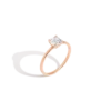 Elegant Cushion-Cut Solitaire Diamond Ring - Minimalist Statement Piece