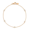 Lab Grown Diamond Station Bracelet - Elegant Everyday Jewelry