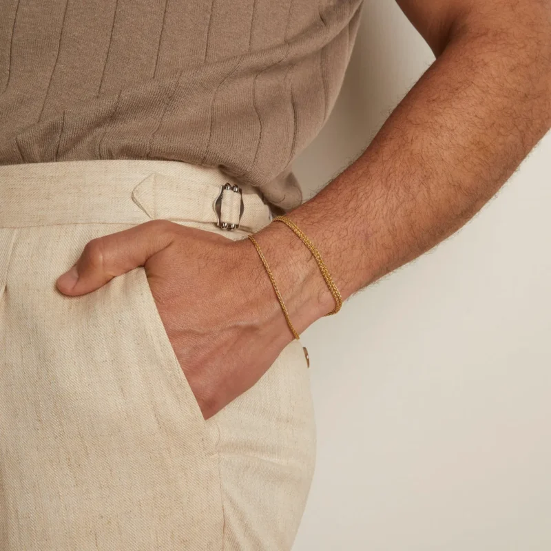Timeless Wheat Chain Bracelet - Classic Everyday Jewelry for Women - Image 3