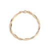 Herringbone Twist Bracelet - Chic Minimalist Jewelry Gift
